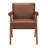 Velveteen Faux Leather Armchair-131656978-131656979
