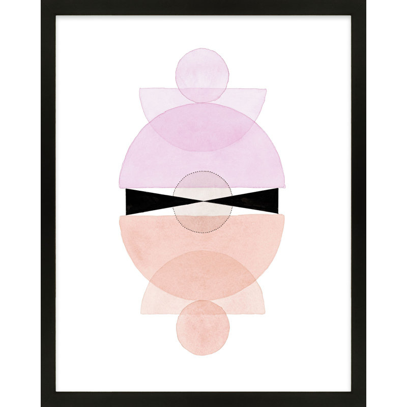 Compassion Print by Allison Rietta, 38" H x 30" W x 1.25" D, Black Framed