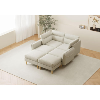 Canapé modulaire convertible 6 pièces 6 pièces