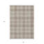Tapis d'intérieur lavable à carreaux beige 8 pi x 10 pi