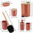 Bathroom Accessories with Natural Accents, Modern 6-piece Set-107511183