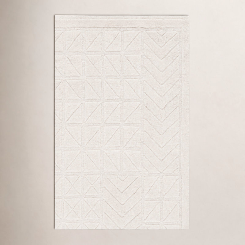 Noni Hand-Tufted Wool Geometric Rug, Rectangle 3' x 5'