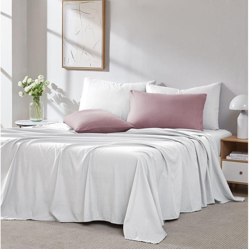 Eldon Microfiber Two Pillow Cases by Southshore Fine Linens, Queen Pillowcase, Lavender