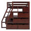 Lit mezzanine avec bureau, 7 tiroirs et 2 tablettes-734627770-734627771