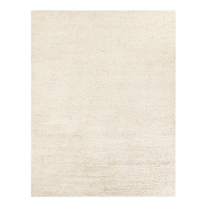 Yanaliz Hand Loomed Wool Indoor Rug, Rectangle 9' x 12'