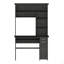 Deux bureaux d'écriture, huche, tiroir simple et armoire, six tablettes