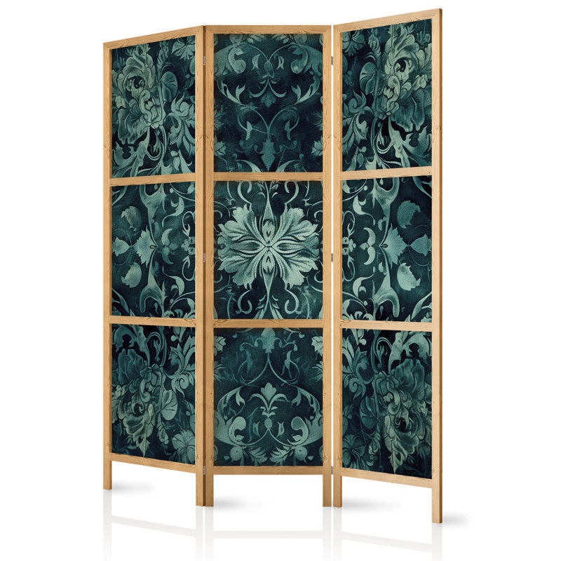 171cm H Solid Wood Folding Room Divider, 171cm H x 135cm W x 1.2cm D