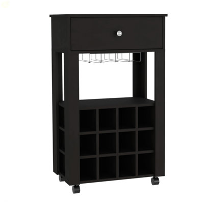 Ambler 1-Drawer 12-Bottle Wine Cabinet