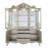 Bently Transitional Rectangular Hutch and Buffet with Touch Light in Champagne