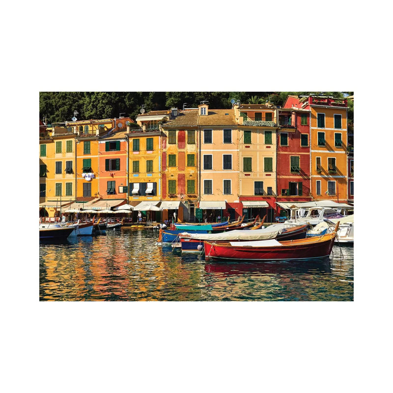 Portofino Harbor Scene, Liguria, Italy by George Oze - Wrapped Canvas Print, 101.6 cm H x 66.04 cm W x 3.175 cm D