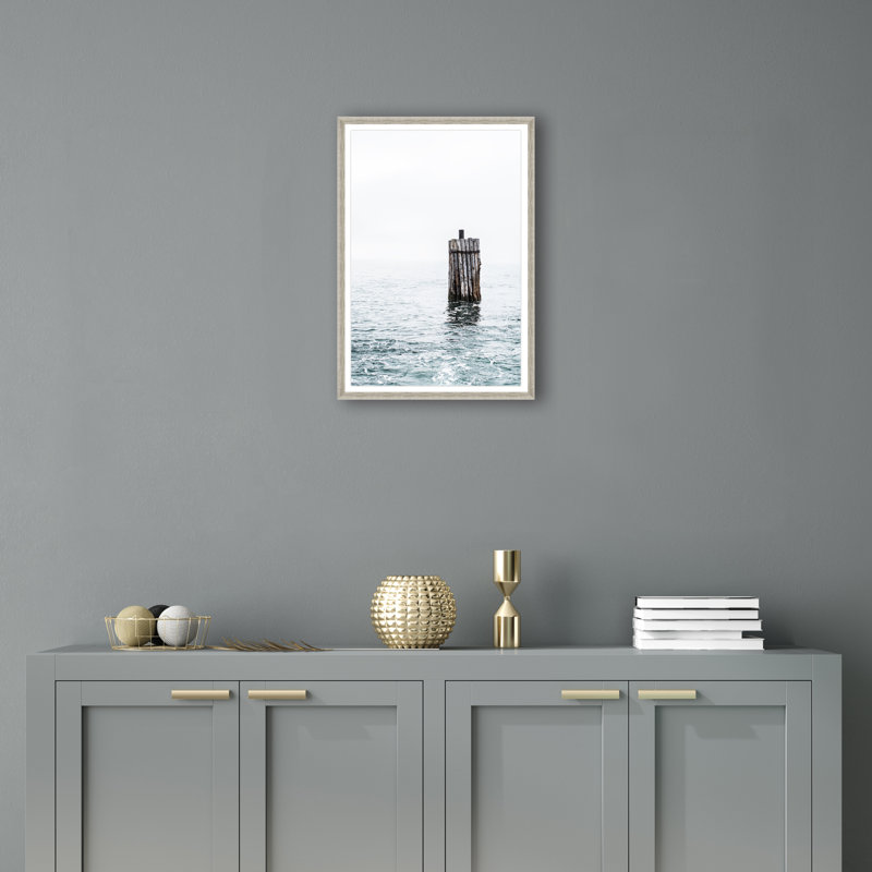 Timber, Glass Frame, White, 43" H x 30" W