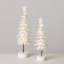 Ensemble de 2 arbres de table 20 "et 16" à DEL, blanc