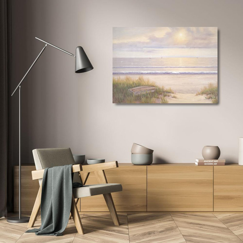 Surf sur l'océan, H 17 po x l 24 po