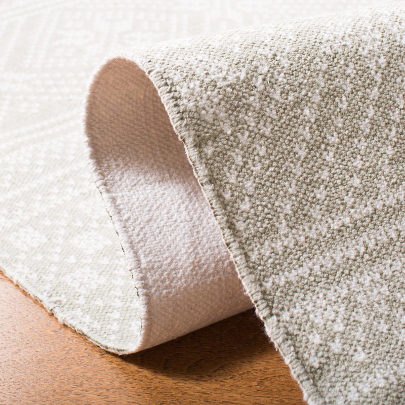 Tapis en coton tissé à la main Reuben, Rectangle 2 pi 3 po x 4 pi