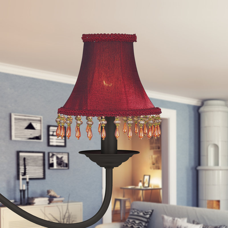 Junie 5'' H Silk Bell Candelabra Shade