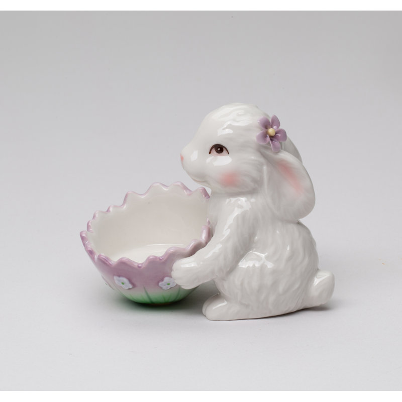 Photophore en porcelaine Bunny