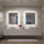 Miroir de salle de bain / de salle de bain anti-buée à DEL certifié Aevar avec garantie de 3 ans UL-1548697344