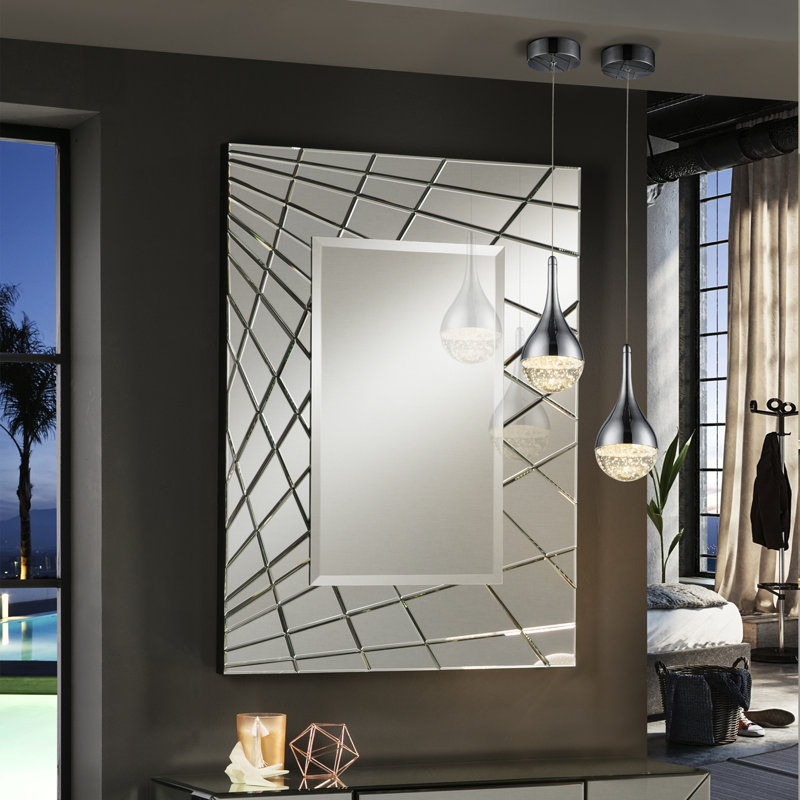 Alvord 1 - Light Chrome LED Teardrop Pendant