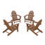 Ensemble de conversation classique Adirondack POLYWOOD-68603137