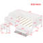 Lit de jour simple en bois avec beaucoup d'attributs de rangement pour les tablettes et les casiers, tabouret multifonctionnel compatible avec un bureau d'étude de lit, assorti blanc abondant-760738085