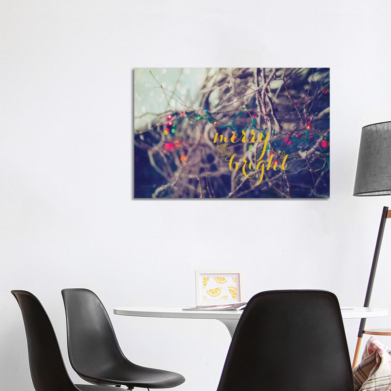 Merry And Bright by Kelly Poynter - Wrapped Canvas Gallery-Wrapped Canvas Giclée, 101.6 cm H x 66.04 cm W x 1.91 cm D