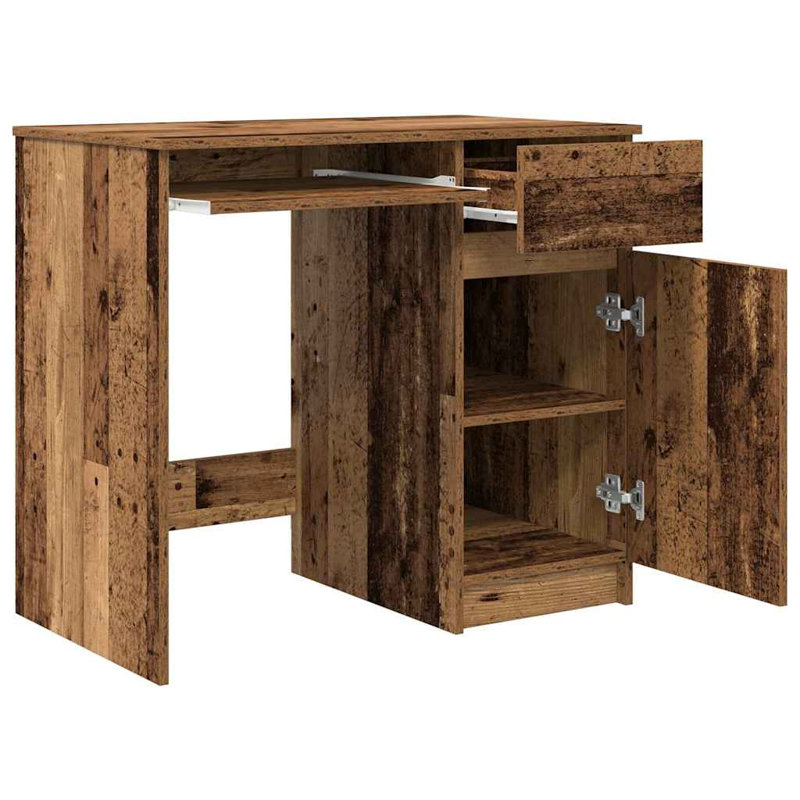 Desk Sonoma 86X49x76 Cm Engineered Wood, Old Wood