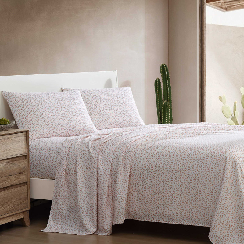 Wrangler Printed Cozy Novelty Sheet Sets, King Sheet Set with 2 Pillowcases, Cacti Green