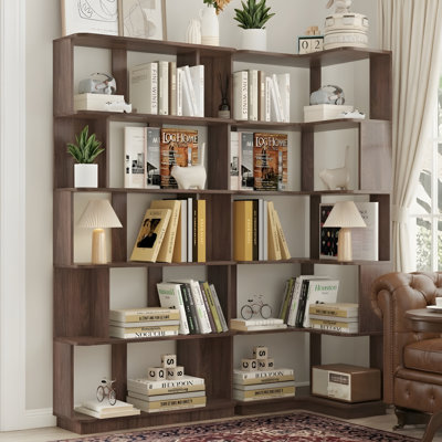 L-Shaped Modular Bookcase (21-inch + 31-inch)