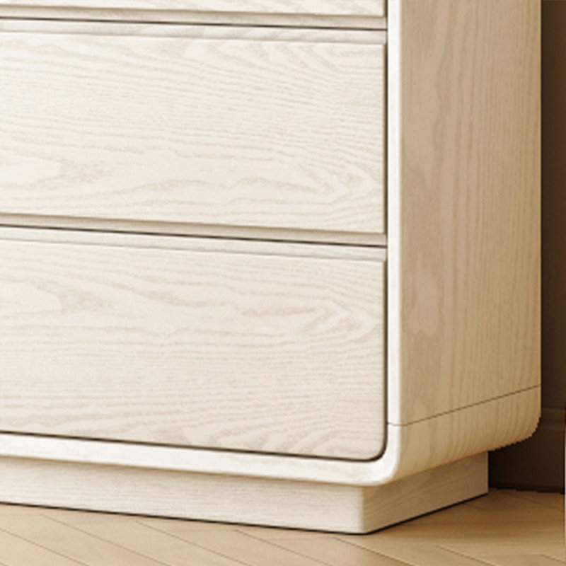 Buffet en bois massif de grande capacité. Buffet 43,3 po, Blanc