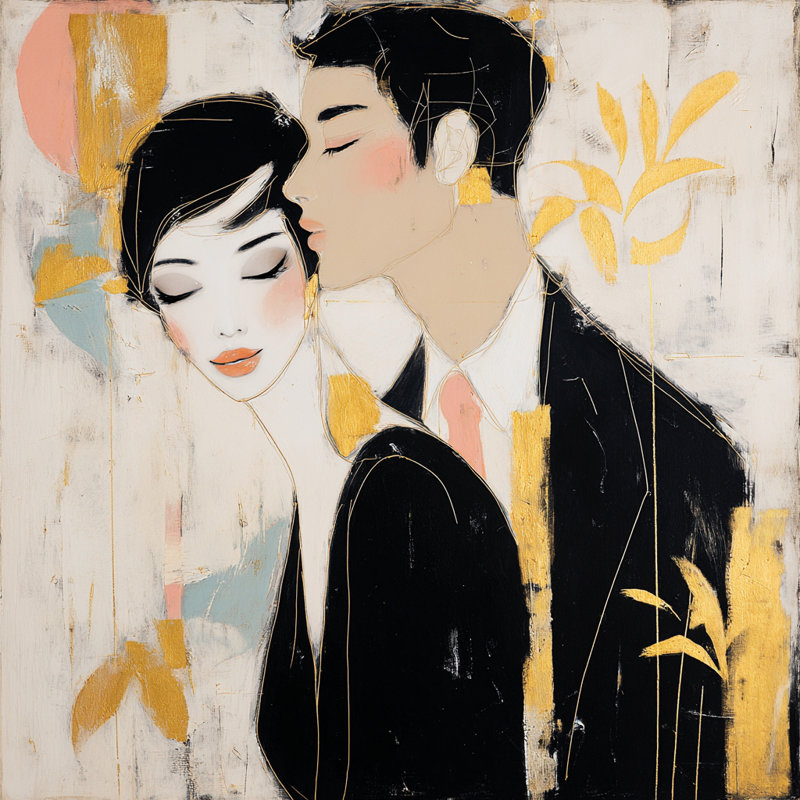 «Soft Promise», art mural sur toile tendue, L 30 po x H 30 po x P 1,5 po