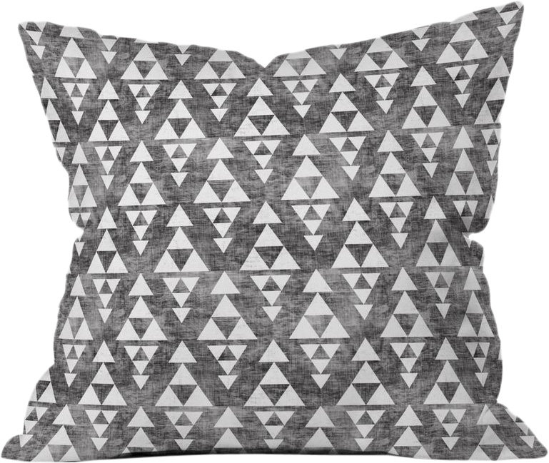 Coussin décoratif d'extérieur empilé, 26 po x 26 po