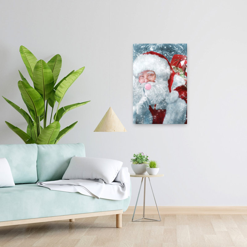 Art du paysage hivernal abstrait et fantaisiste, H 24 po x l 16 po
