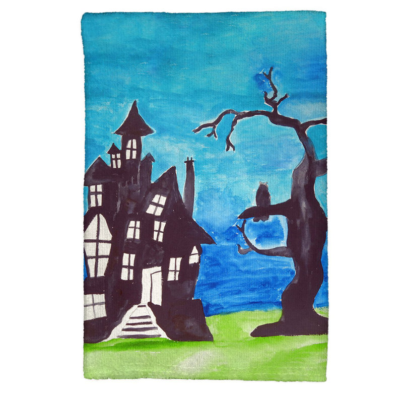 Serviette à main hanté house