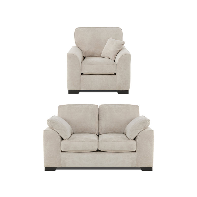 Mangu 2 - Piece Living Room Set, Silver