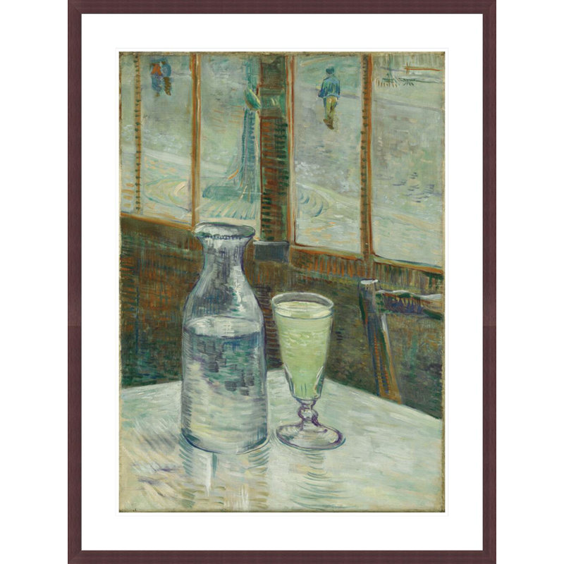 «Café Table with Absinth» (Mesa de café con absenta) par Vincent van Gogh, H 41,5 po x l 31,53 po