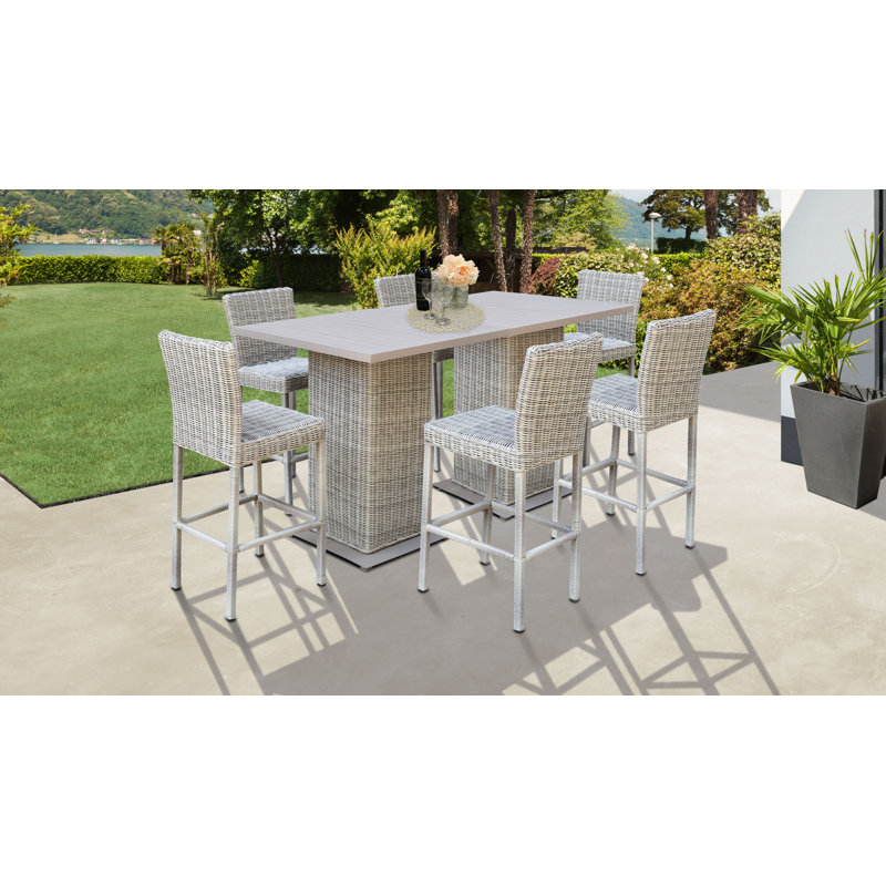 Baidy 8 Piece Bar Height Dining Set
