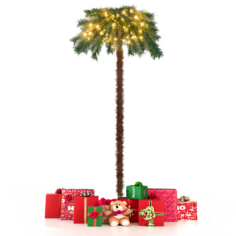 4.92' H Lighted Artificial Fir Christmas Tree