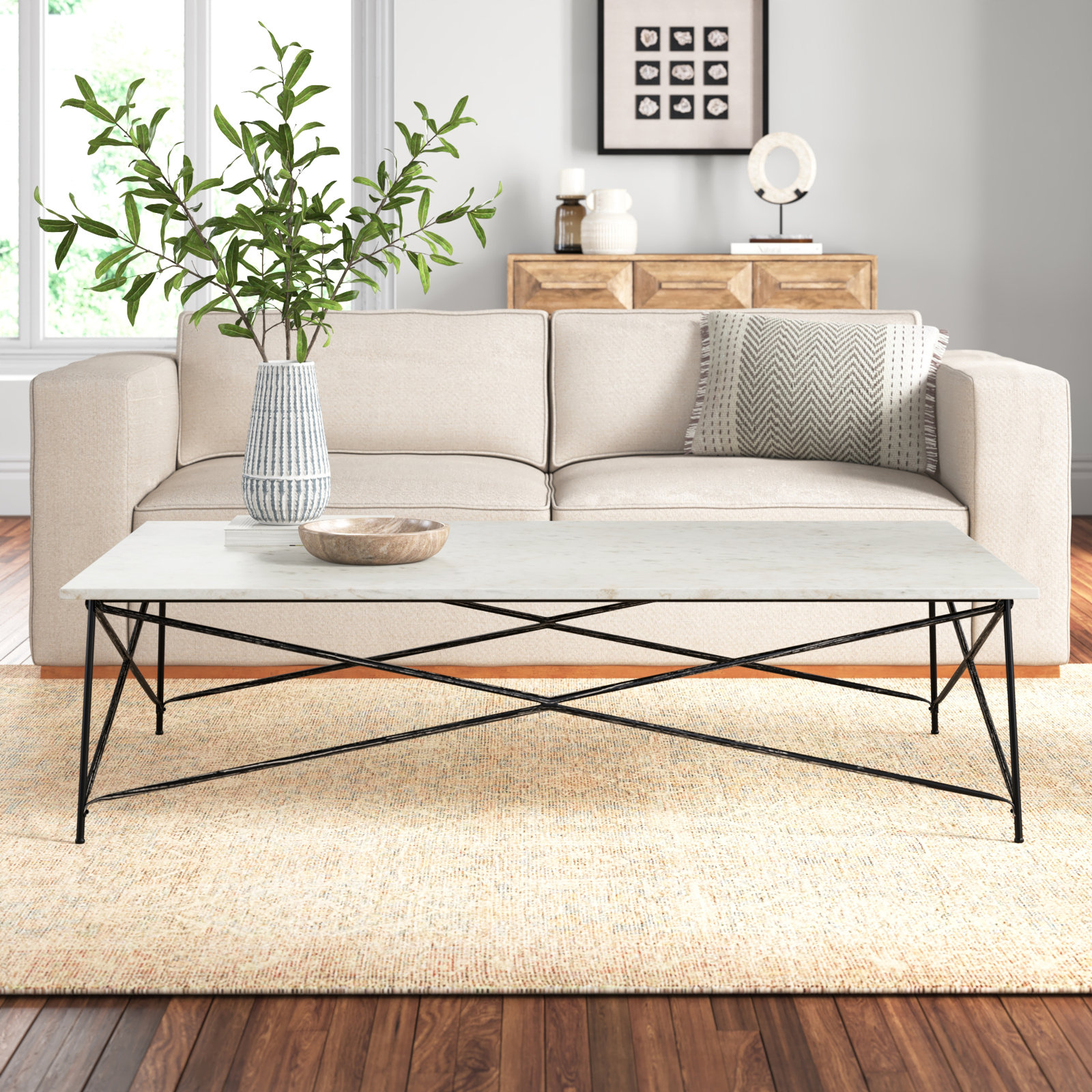 Romola Single Coffee Table, 15' x 59' x 35'