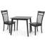 Ensemble de 2 chaises de salle à manger en bois massif de style classique, chaises de cuisine, chaises d'appoint sans accoudoirs et chaises d'appoint modernes-2060766484
