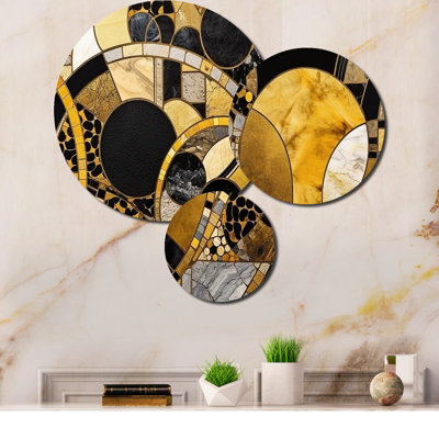 Abstract Wall Decor on Metal