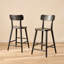 Counter Stool with Solid Wood Frame-1299160317