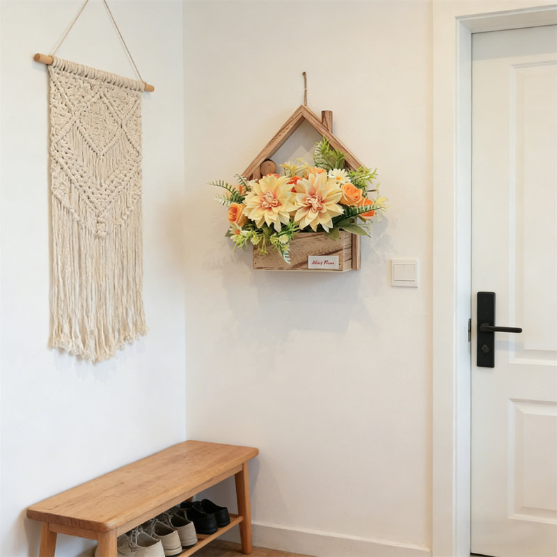 Wall-Mounted Artificial Flower