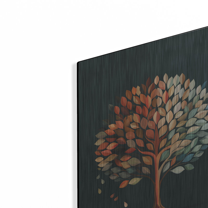 Art mural en métal «Twilight In Autumn» par r3darch0n, H 16 po x l 12 po