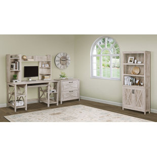Piece Configurable Writing Desk Office Set