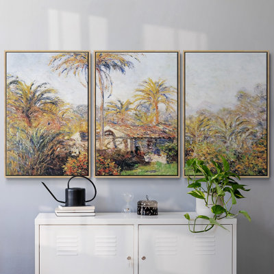 " Small Country Farm In Bordighera, 1884 " 3 - Pieces