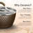 NutriChef 1.7 qt. Aluminum Non-Stick Soup Pot
