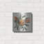 Art mural luxueux «Field Bloom 1 Warm» par Silvia Vassileva, 12 po x 12 po