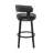 Kellum Swivel Counter and Bar Height Barstool with Arms in Faux Leather Upholstery and Metal Legs-90763182-90763187-90850234