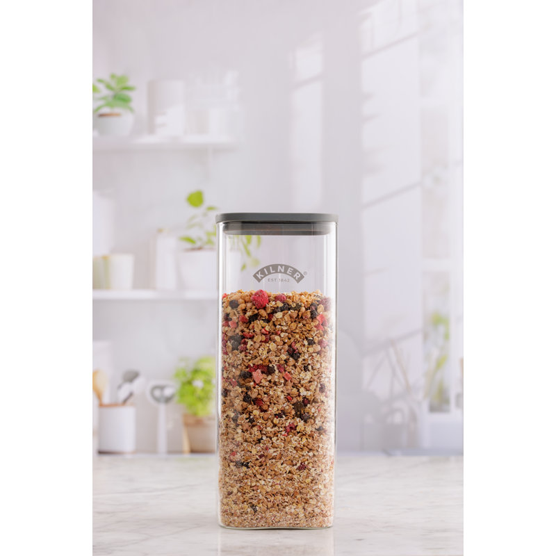 Kilner Fresh Storage Square Jar 3.5L, 2