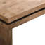 Table de salon en bois naturel, L 47,31 po x l 22,97 po x H 16,17 po, rectangulaire, finition vieillie, rangement ouvert l 47,6 po x l 23,6 po x H 16,3 po, conception moderne et polyvalente